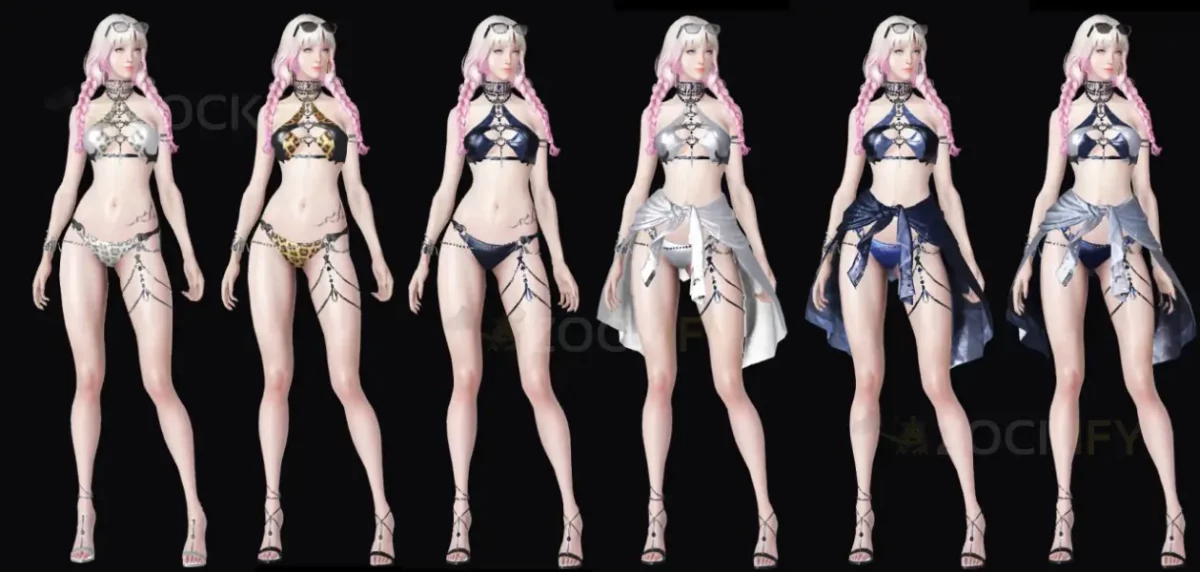 Lost Ark Martial Artist (Female) Skin Sets All Glaivier, Scrapper