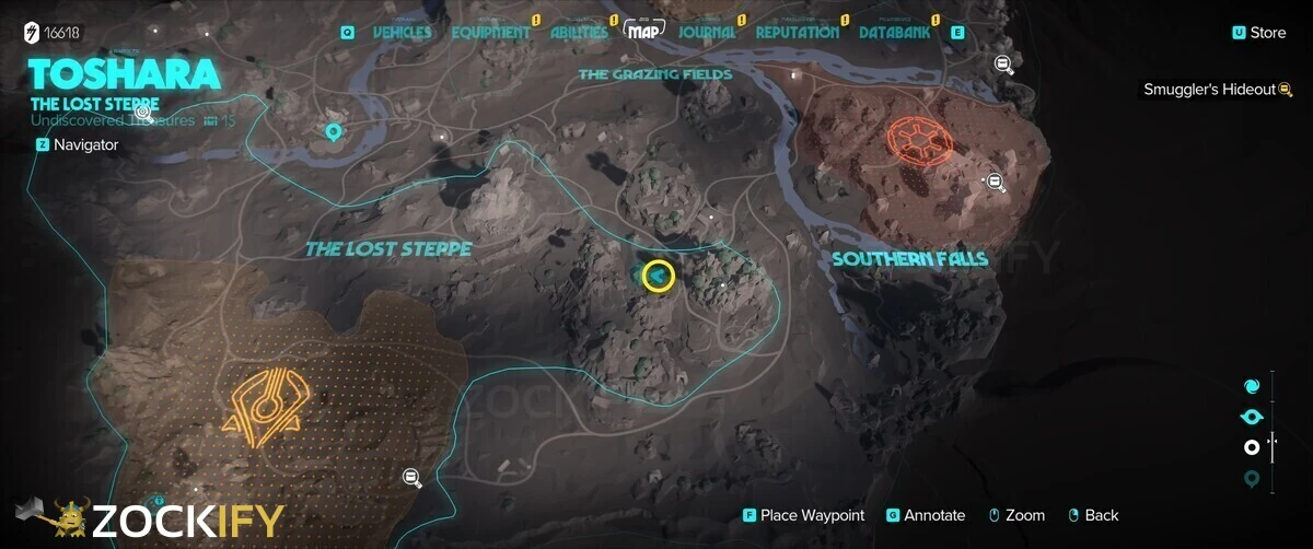 Star Wars Outlaws Smuggler's Hideout Location